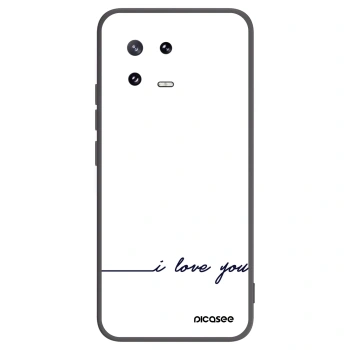 Picasee silikonový černý obal pro Xiaomi 13 Pro - Miluji tě