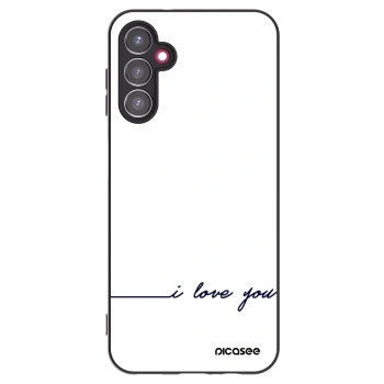 Picasee silikonový černý obal pro Samsung Galaxy A14 5G A146P - Miluji tě