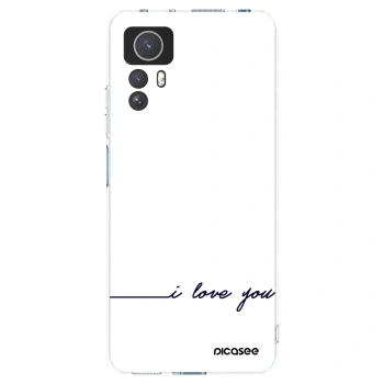 Picasee silikonový průhledný obal pro Xiaomi Redmi Note 12S - Miluji tě