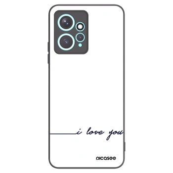 Picasee silikonový černý obal pro Xiaomi Redmi Note 12 4G - Miluji tě