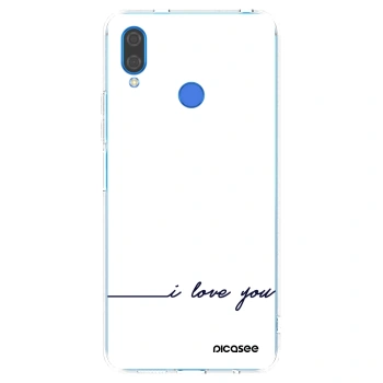 Picasee silikonový průhledný obal pro Huawei Nova 3 - Miluji tě