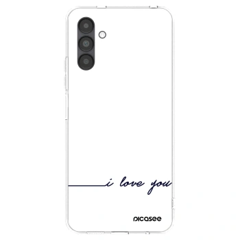 Picasee silikonový průhledný obal pro Samsung Galaxy A04s A047F - Miluji tě