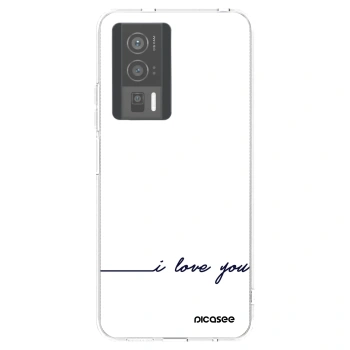 Picasee silikonový průhledný obal pro Xiaomi Poco F5 Pro 5G - Miluji tě
