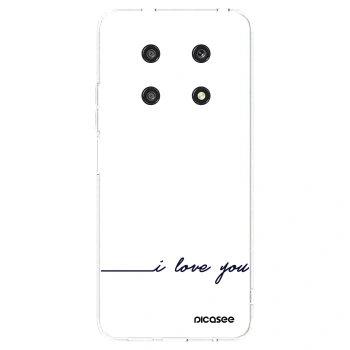 Picasee silikonový průhledný obal pro Honor Magic4 Lite 5G - Miluji tě
