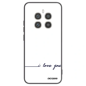 Picasee silikonový černý obal pro Realme 12 Pro 5G - Miluji tě