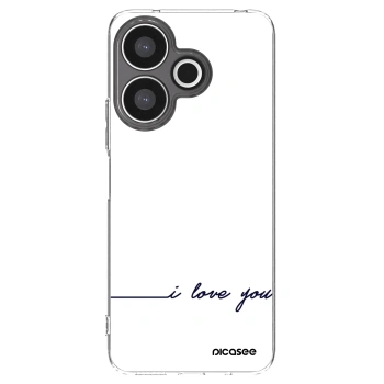 Picasee silikonový průhledný obal pro Xiaomi Redmi 13 4G - Miluji tě