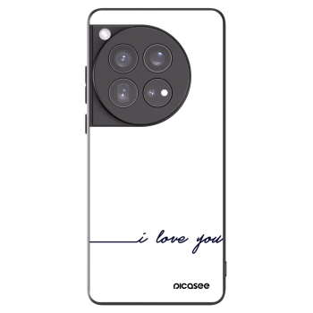 Picasee silikonový černý obal pro OnePlus 12 5G - Miluji tě
