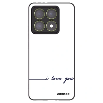 Picasee silikonový černý obal pro Xiaomi 14T - Miluji tě