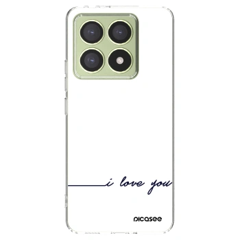 Picasee silikonový průhledný obal pro Xiaomi 14T - Miluji tě