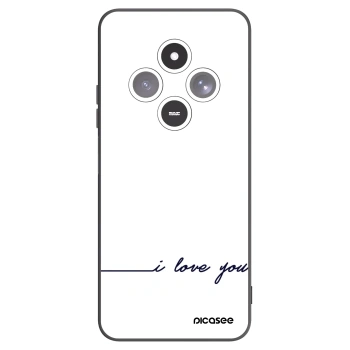 Picasee silikonový černý obal pro Xiaomi Redmi 14C - Miluji tě