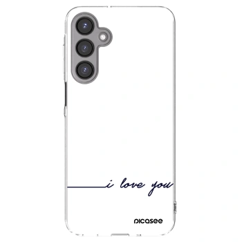 Picasee silikonový průhledný obal pro Samsung Galaxy A16 5G - Miluji tě