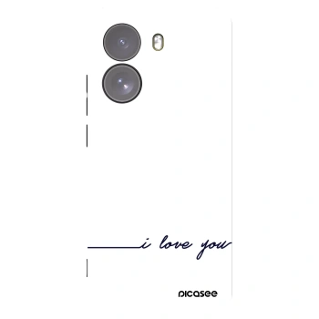 Picasee silikonový černý obal pro Xiaomi Poco X7 - Miluji tě