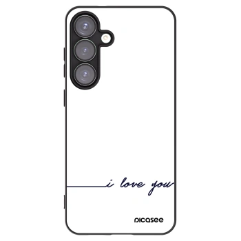 Picasee silikonový černý obal pro Samsung Galaxy S25+ 5G - Miluji tě