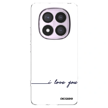 Picasee silikonový průhledný obal pro Xiaomi Redmi Note 14 Pro 4G - Miluji tě