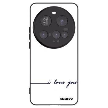Picasee silikonový černý obal pro Xiaomi 15 Ultra - Miluji tě