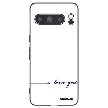 Picasee silikonový černý obal pro Google Pixel 8 Pro - Miluji tě