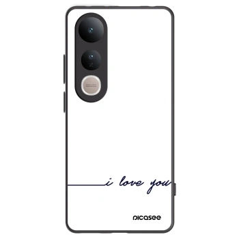 Picasee silikonový černý obal pro Vivo V50 Lite 5G - Miluji tě
