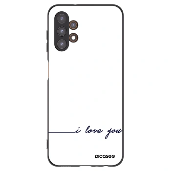 Picasee silikonový černý obal pro Samsung Galaxy A13 5G - Miluji tě