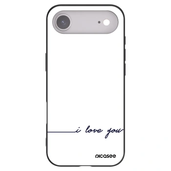 Picasee silikonový černý obal pro Apple iPhone Air - Miluji tě