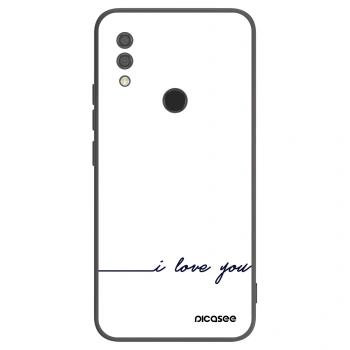 Picasee silikonový černý obal pro Xiaomi Redmi 7 - Miluji tě