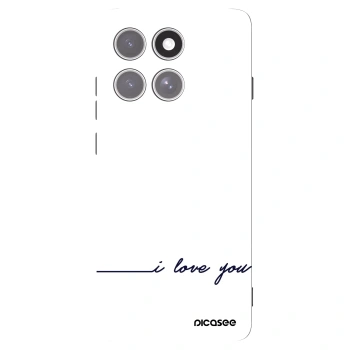 Picasee silikonový černý obal pro Motorola Edge 60 Pro - Miluji tě