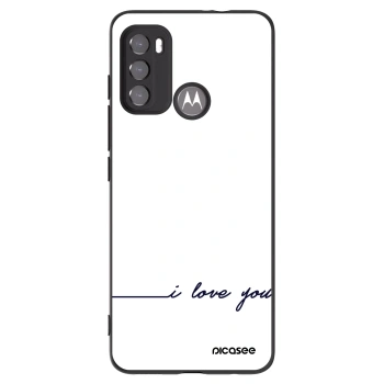 Picasee silikonový černý obal pro Motorola Edge 60 5G - Miluji tě