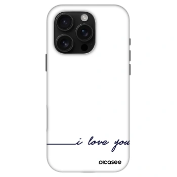 Picasee Fashion Case MagSafe Apple iPhone 16 Pro - Miluji tě
