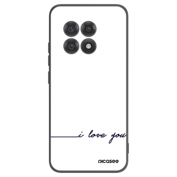 Picasee silikonový černý obal pro OnePlus 13R 5G - Miluji tě