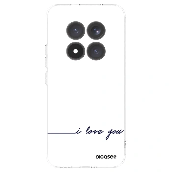 Picasee silikonový průhledný obal pro Xiaomi Redmi Note 15 Pro+ - Miluji tě
