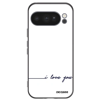 Picasee silikonový černý obal pro Google Pixel 10 Pro - Miluji tě