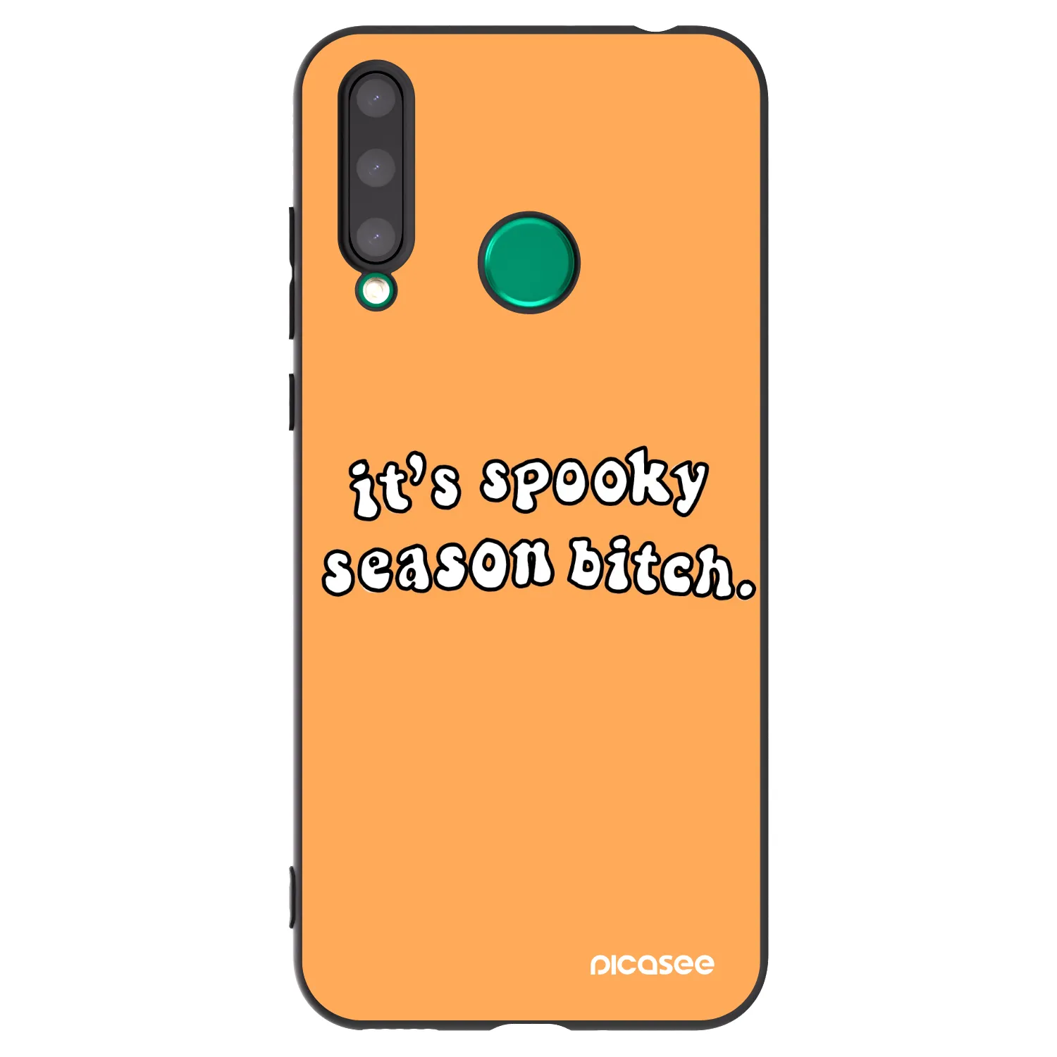 Picasee silikonový černý obal pro Honor 20 Lite - Spooky season