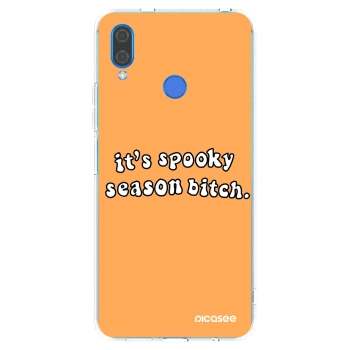 Picasee silikonový průhledný obal pro Huawei Nova 3i - Spooky season