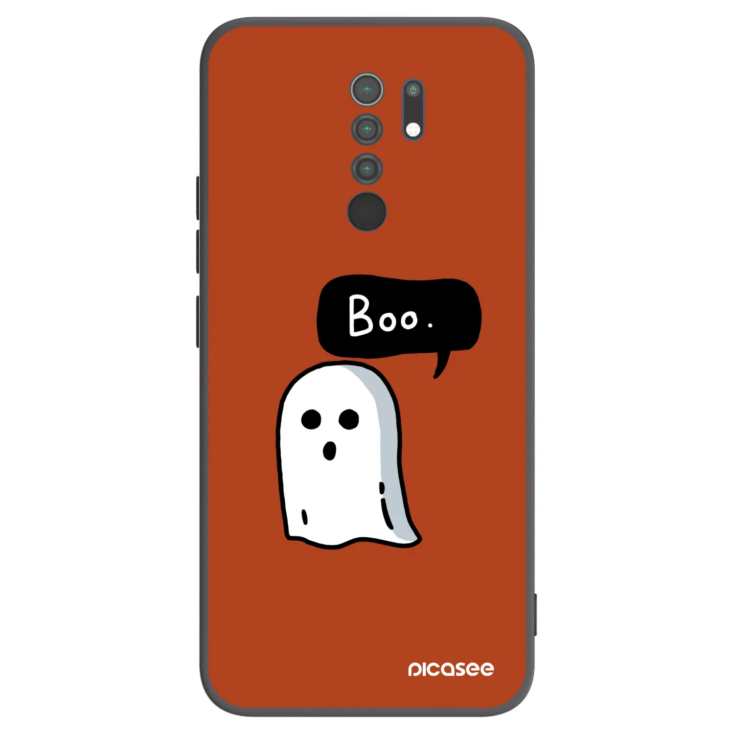 Picasee silikonový černý obal pro Xiaomi Redmi 9 - Boo