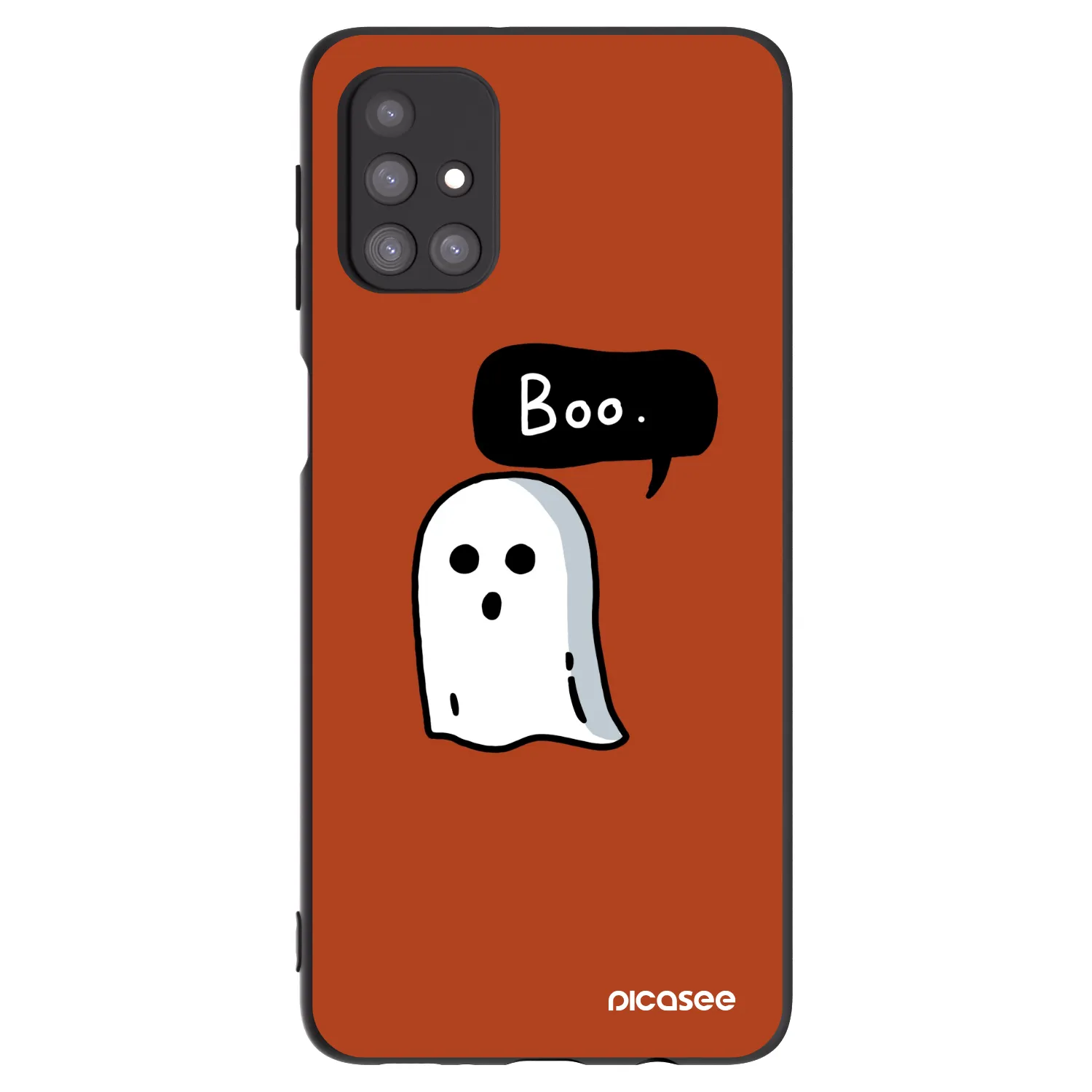 Picasee silikonový černý obal pro Samsung Galaxy M31s - Boo