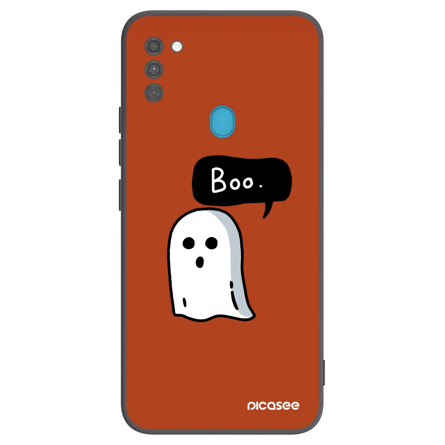 Picasee silikonový černý obal pro Samsung Galaxy M11 - Boo