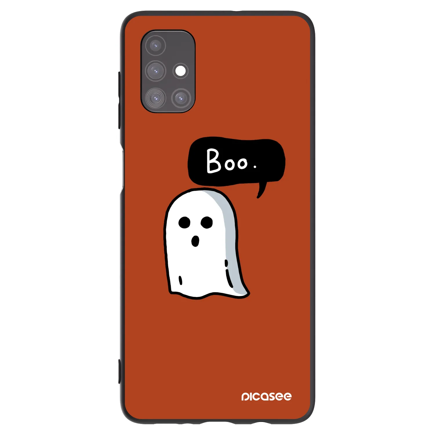 Picasee silikonový černý obal pro Samsung Galaxy M51 M515F - Boo