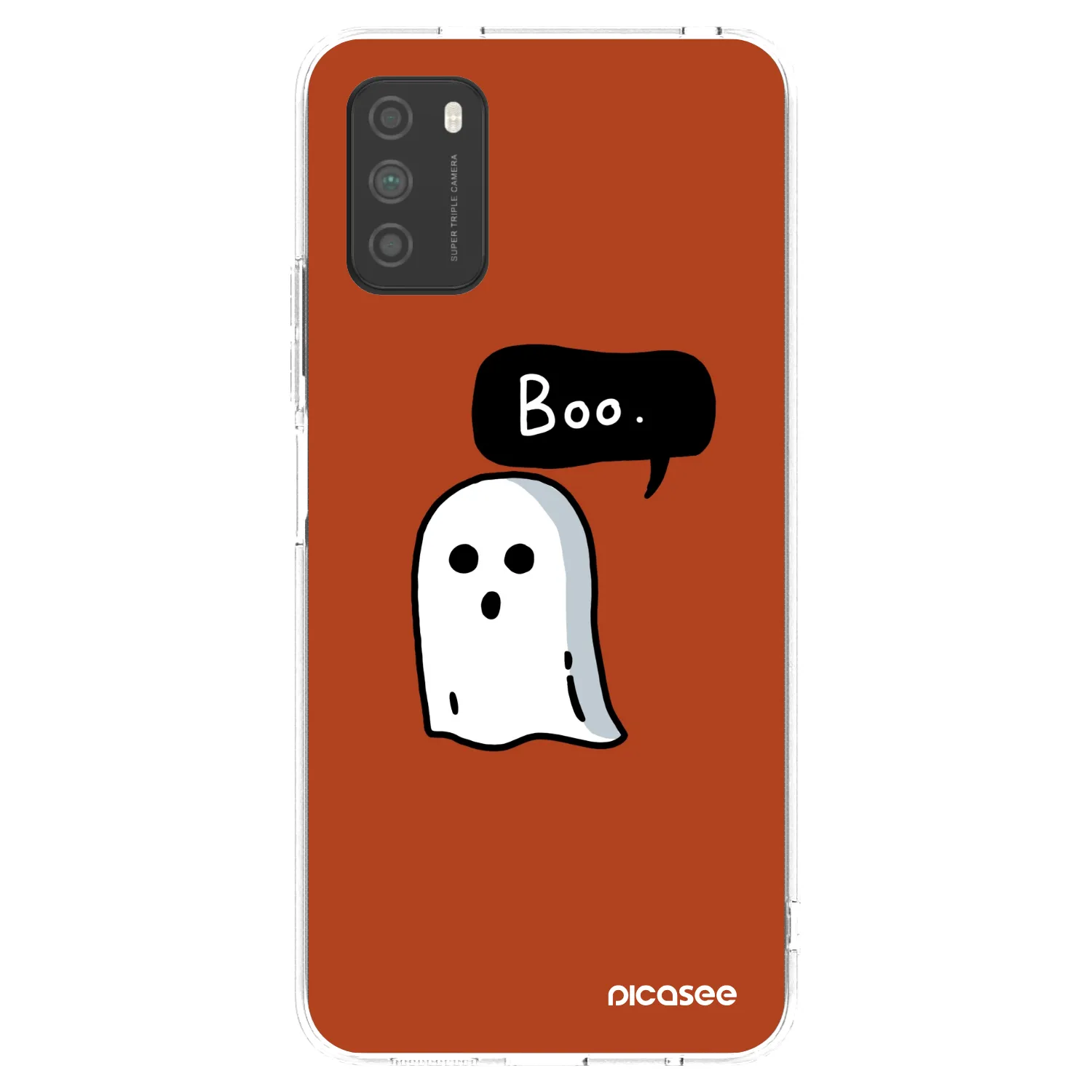 Picasee silikonový průhledný obal pro Xiaomi Poco M3 - Boo