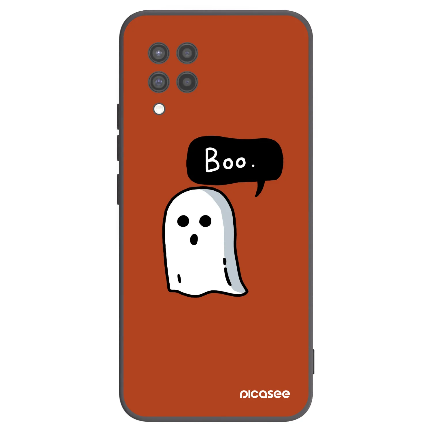 Picasee silikonový černý obal pro Samsung Galaxy A42 A426B - Boo