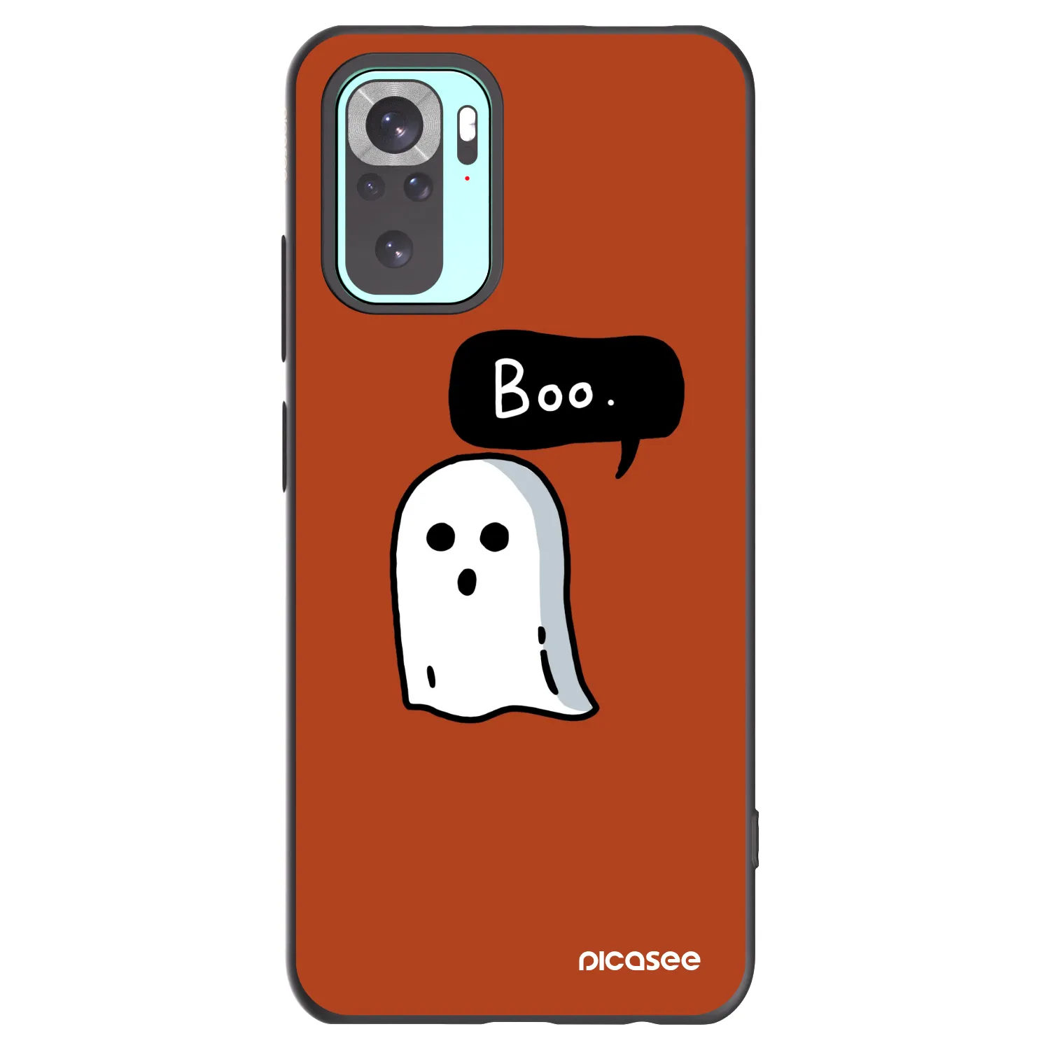 Picasee silikonový černý obal pro Xiaomi Redmi Note 10 Pro - Boo