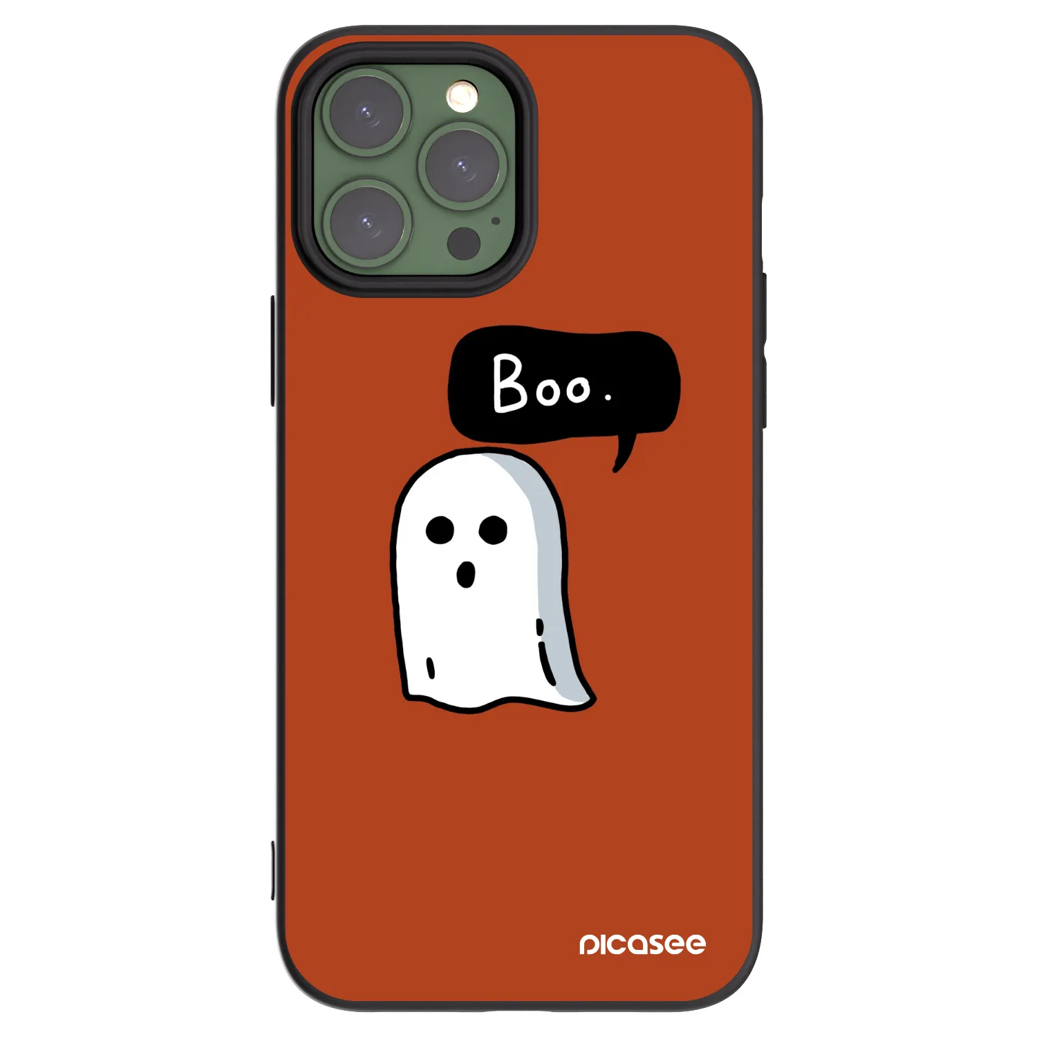 Picasee silikonový černý obal pro Apple iPhone 13 Pro Max - Boo