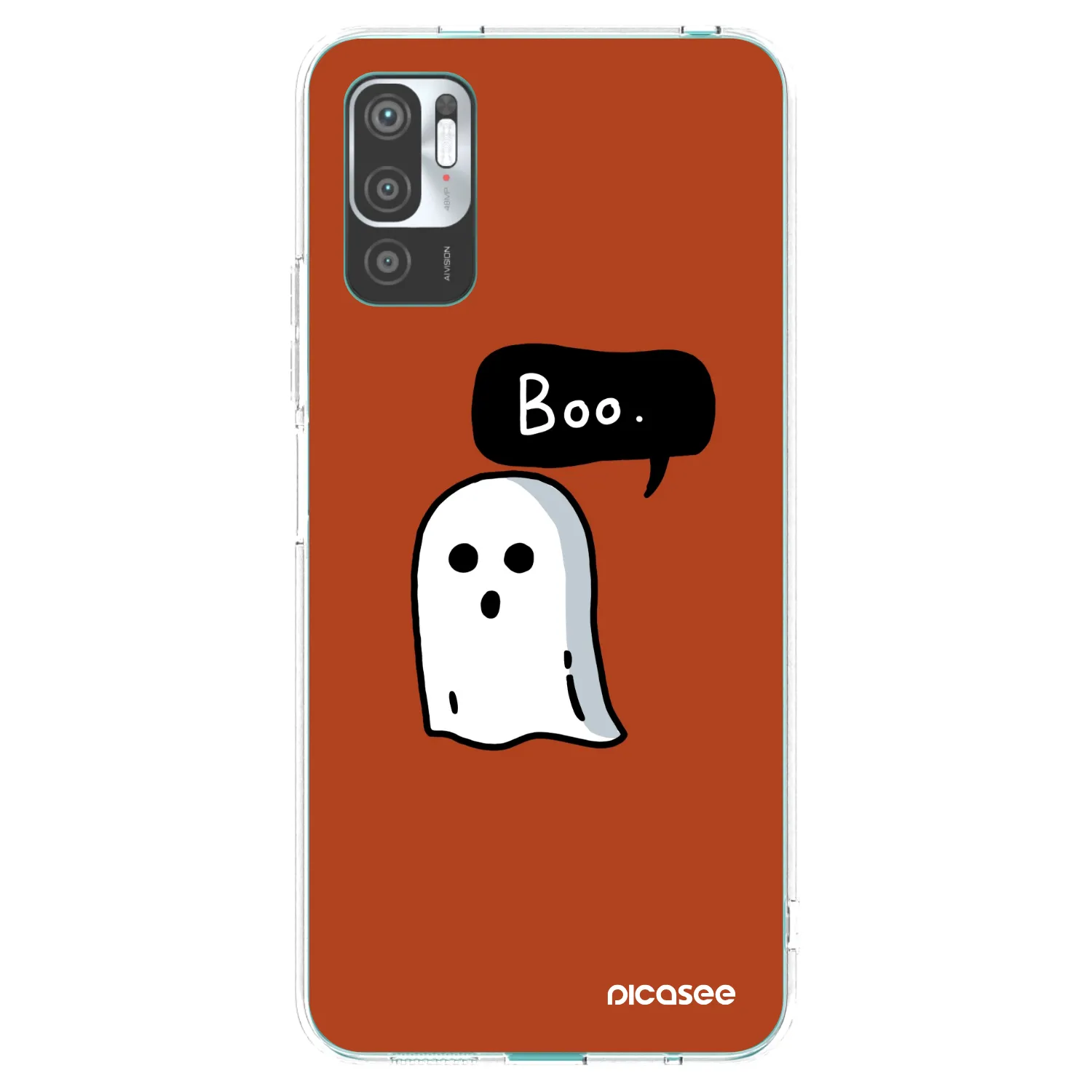 Picasee silikonový průhledný obal pro Xiaomi Redmi Note 10 5G - Boo