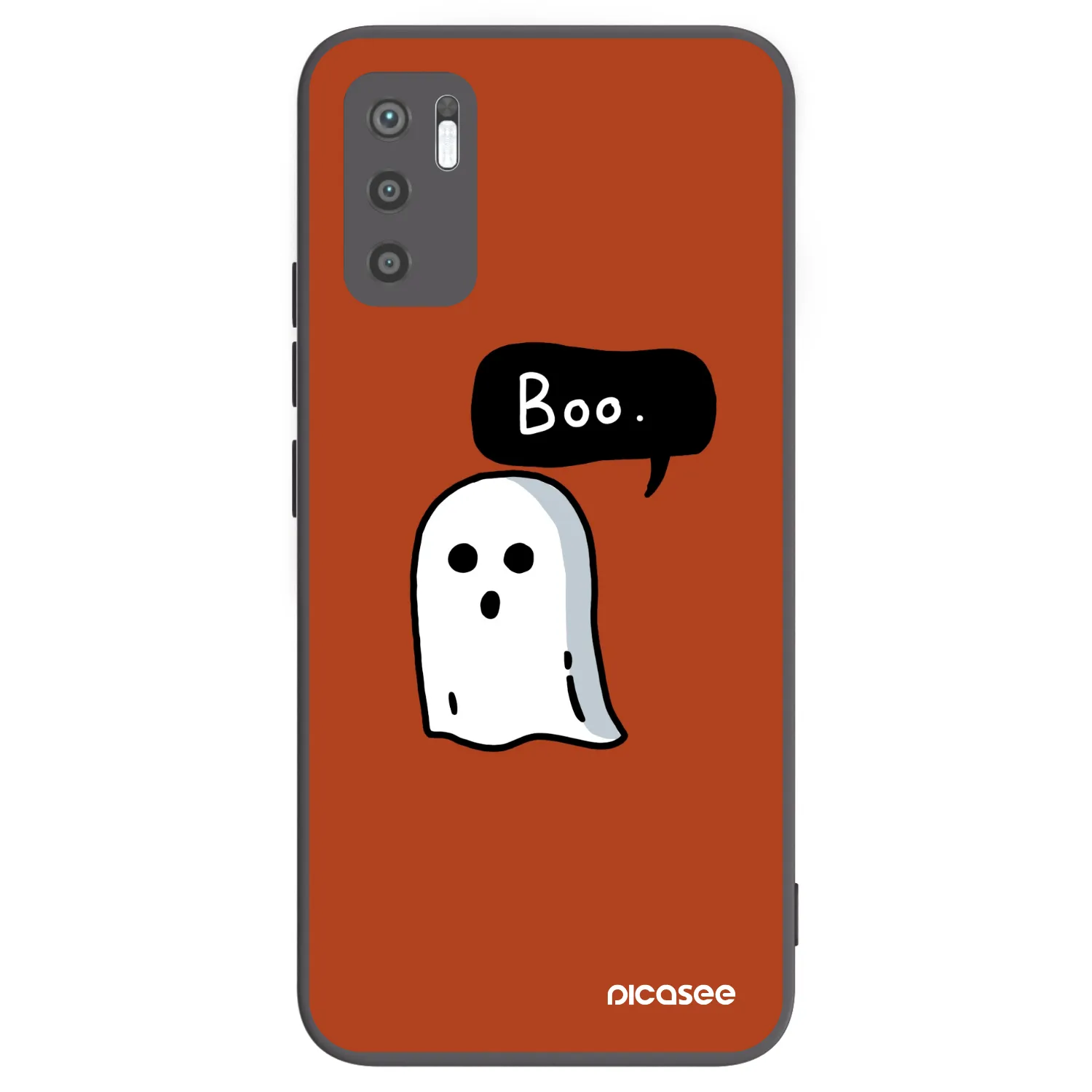 Picasee silikonový černý obal pro Xiaomi Redmi Note 10 5G - Boo