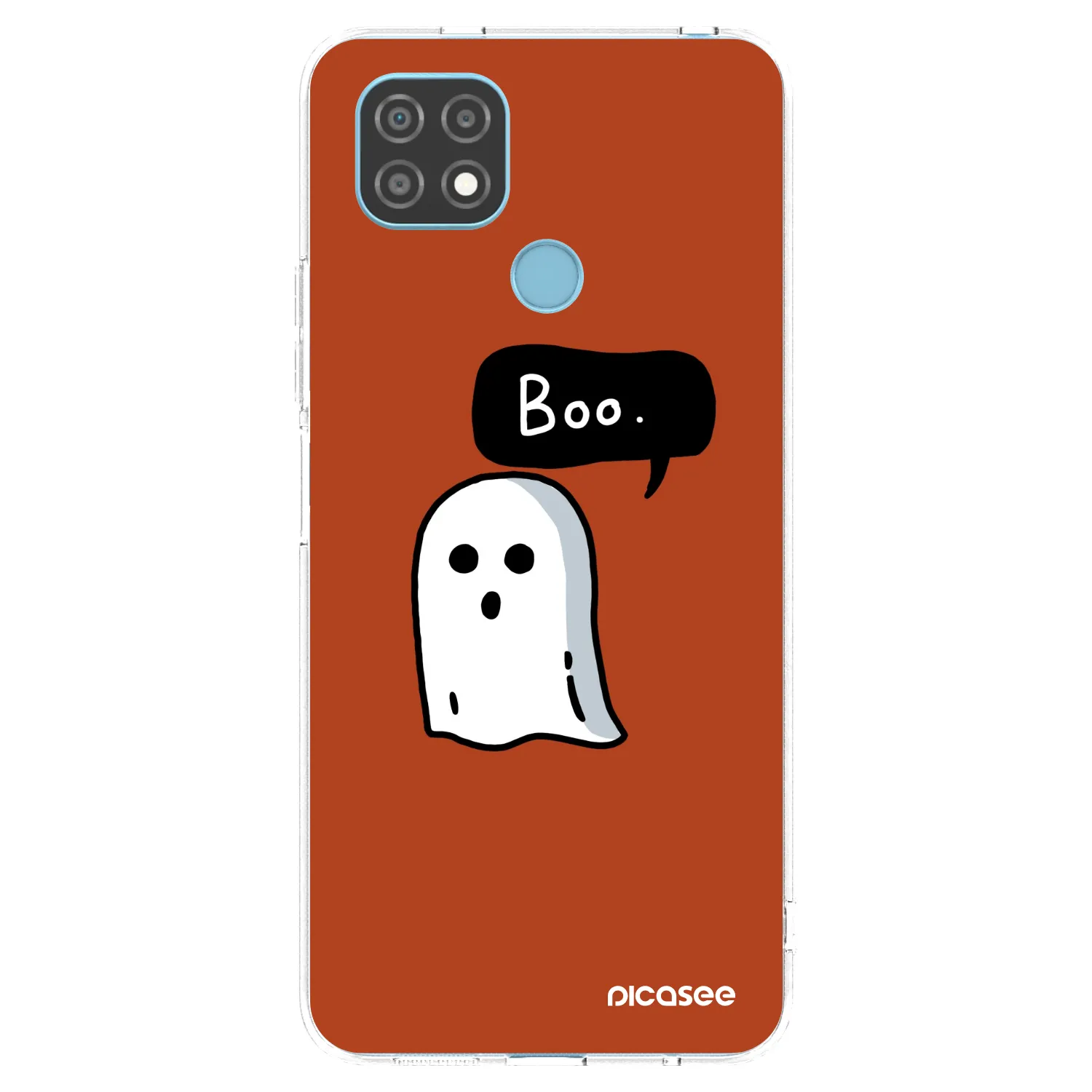 Picasee silikonový průhledný obal pro Realme C21 - Boo