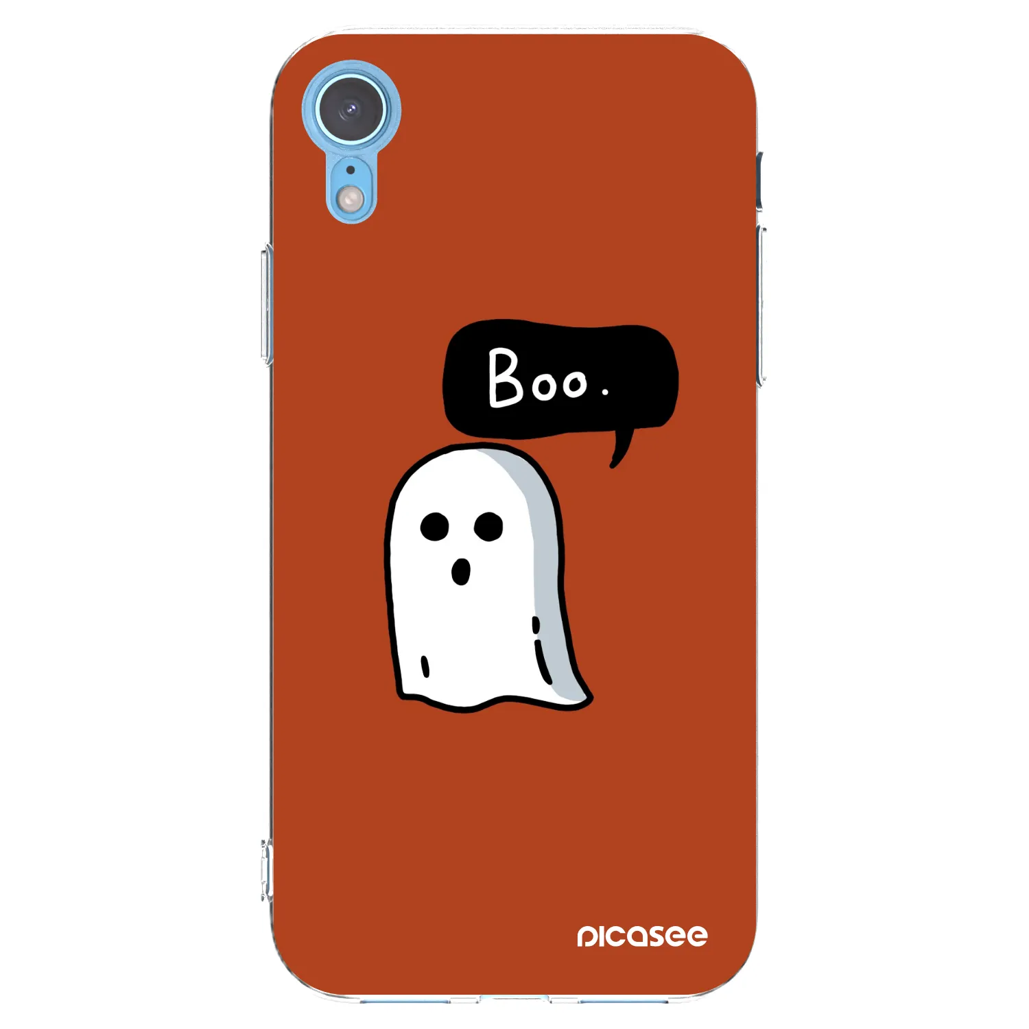 Picasee silikonový průhledný obal pro Apple iPhone XR - Boo