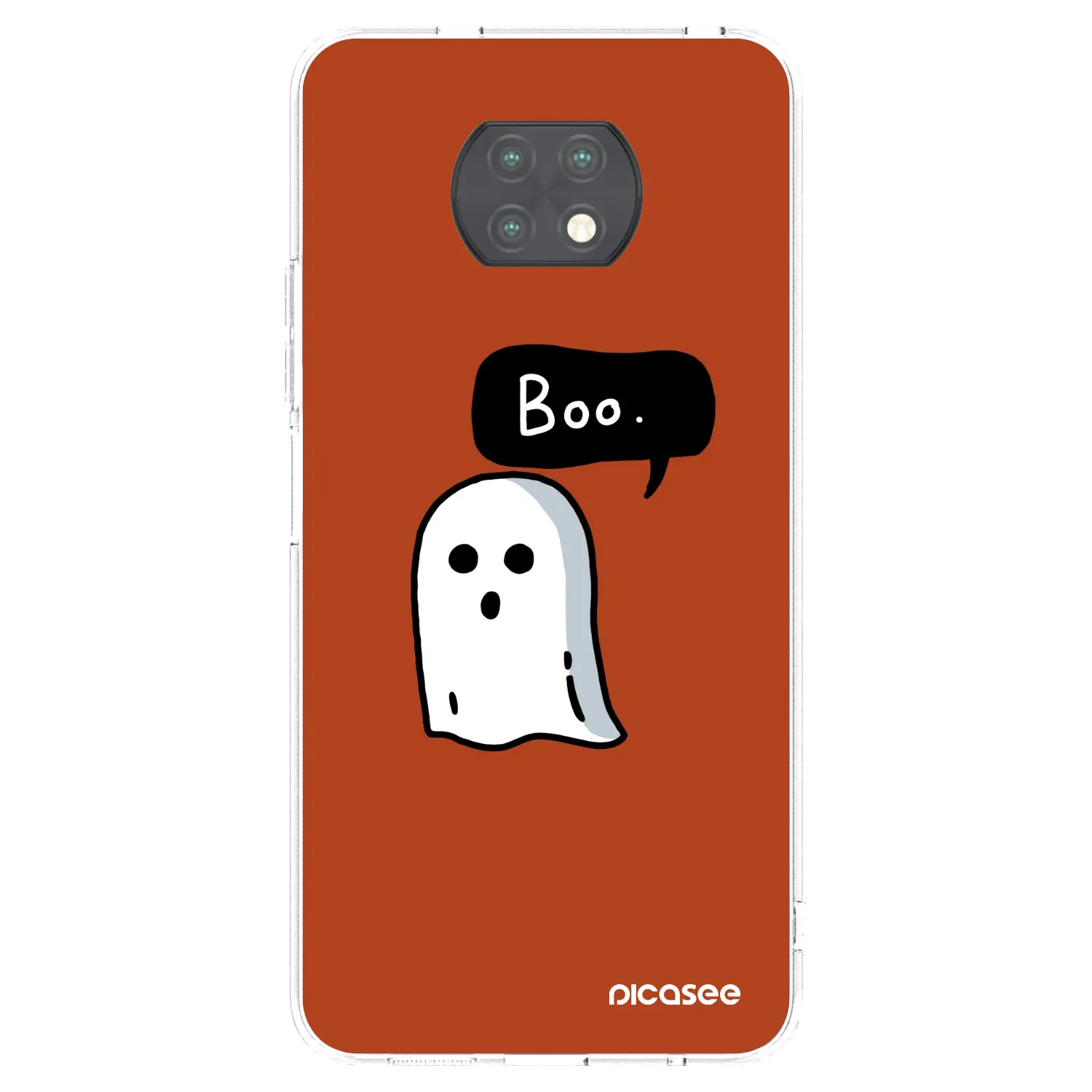 Picasee silikonový průhledný obal pro Xiaomi Redmi Note 9T - Boo