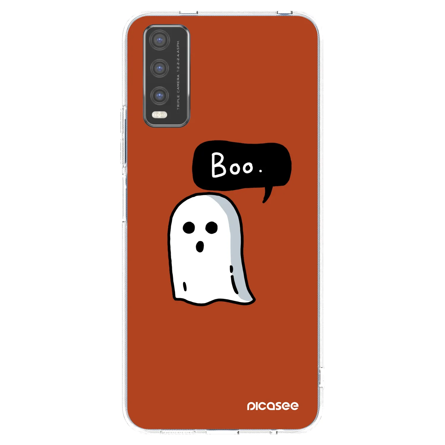 Picasee silikonový průhledný obal pro Vivo Y20s - Boo