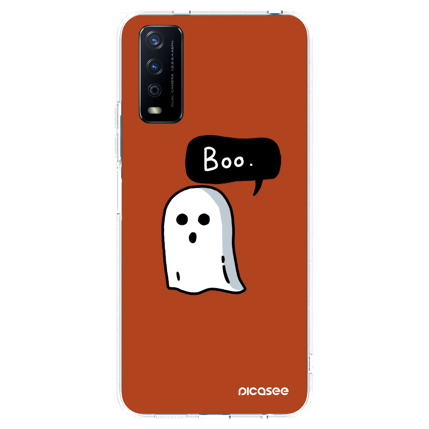 Picasee silikonový průhledný obal pro Vivo Y11s - Boo