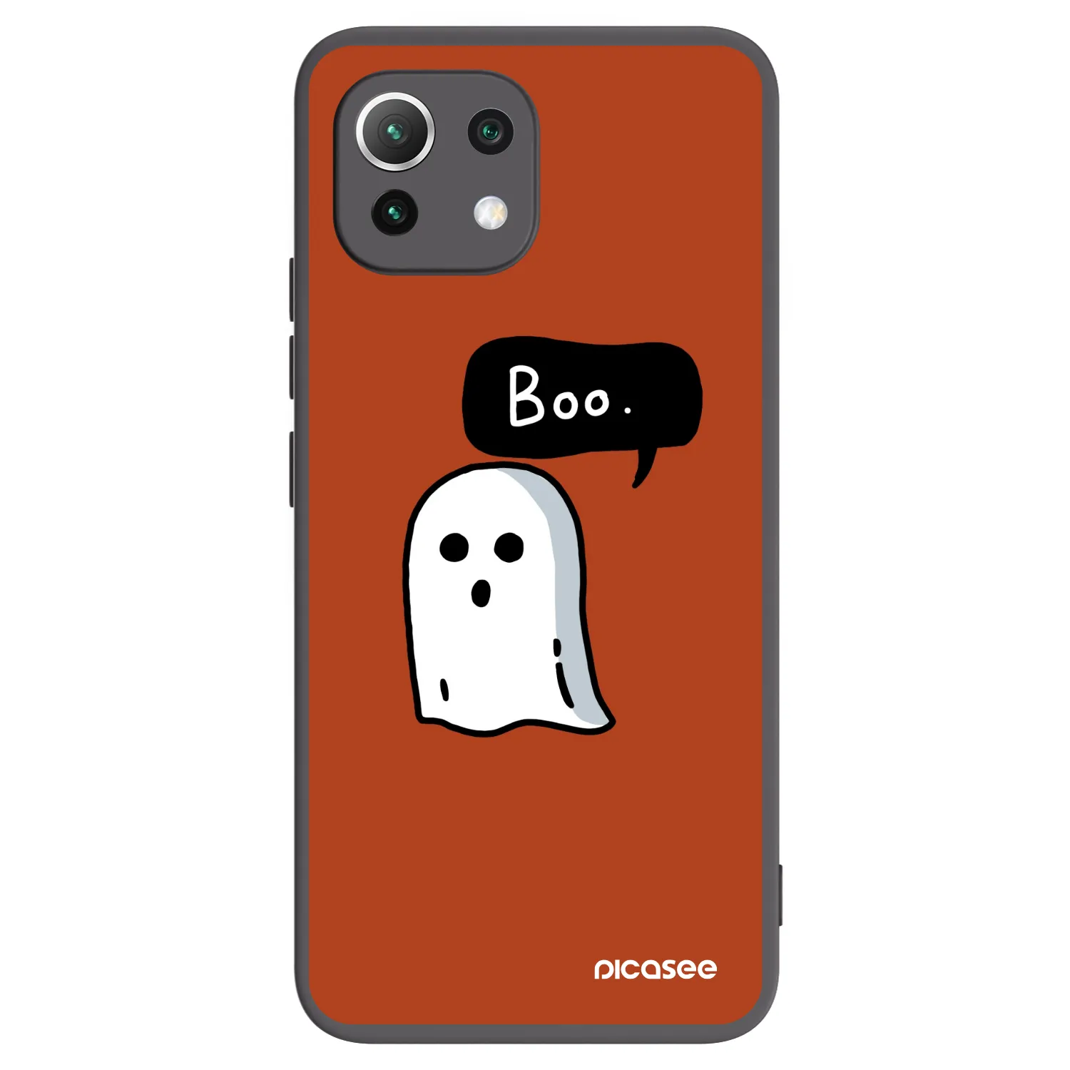 Picasee silikonový černý obal pro Xiaomi 11 Lite 5G NE - Boo