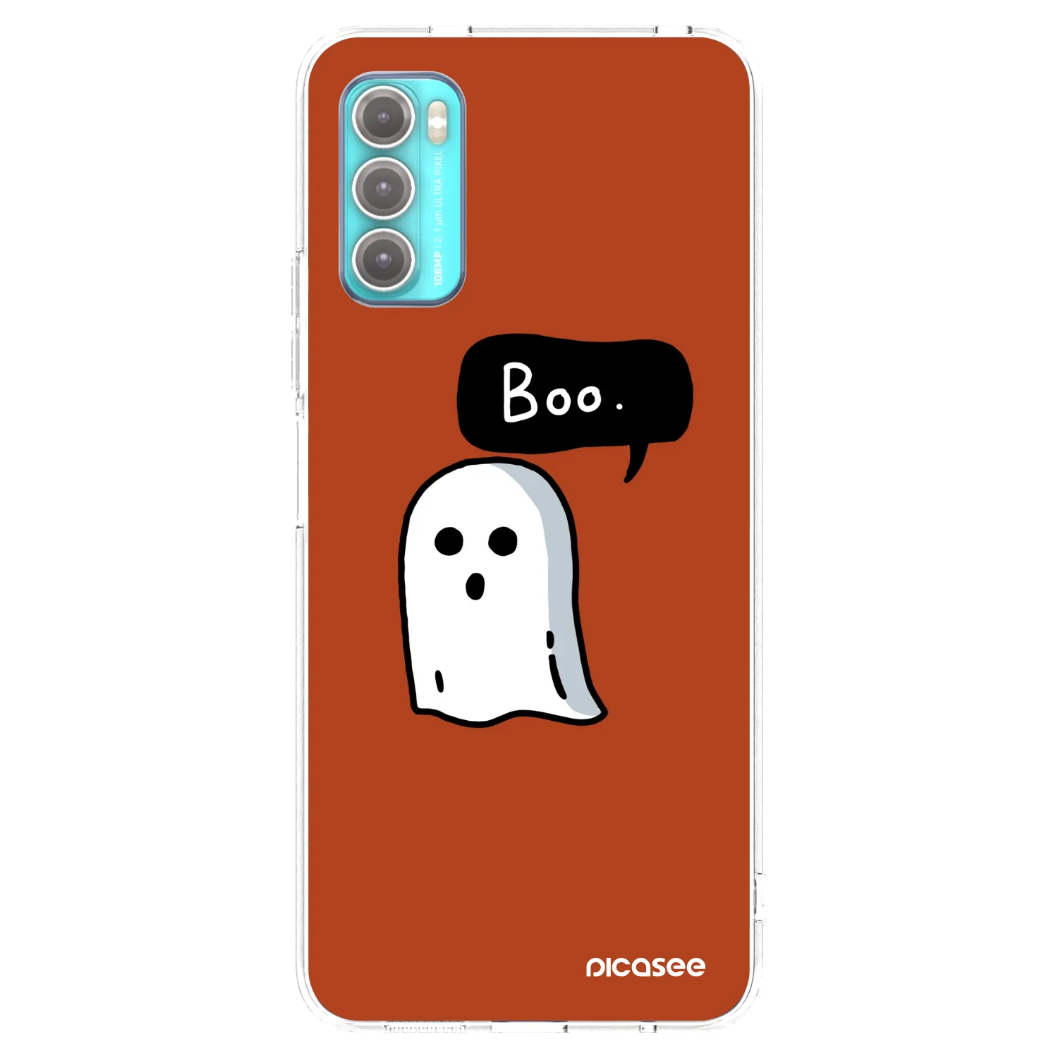 Picasee silikonový průhledný obal pro Motorola Moto G60 - Boo