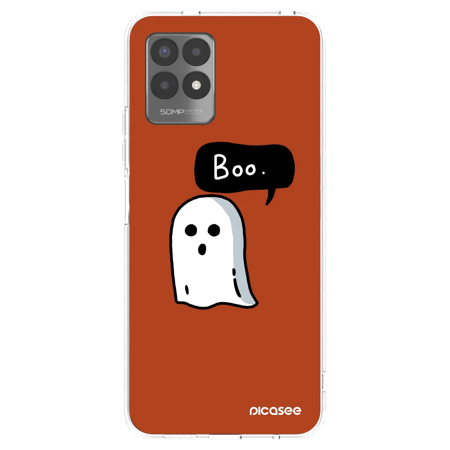 Picasee silikonový průhledný obal pro Realme 8i - Boo